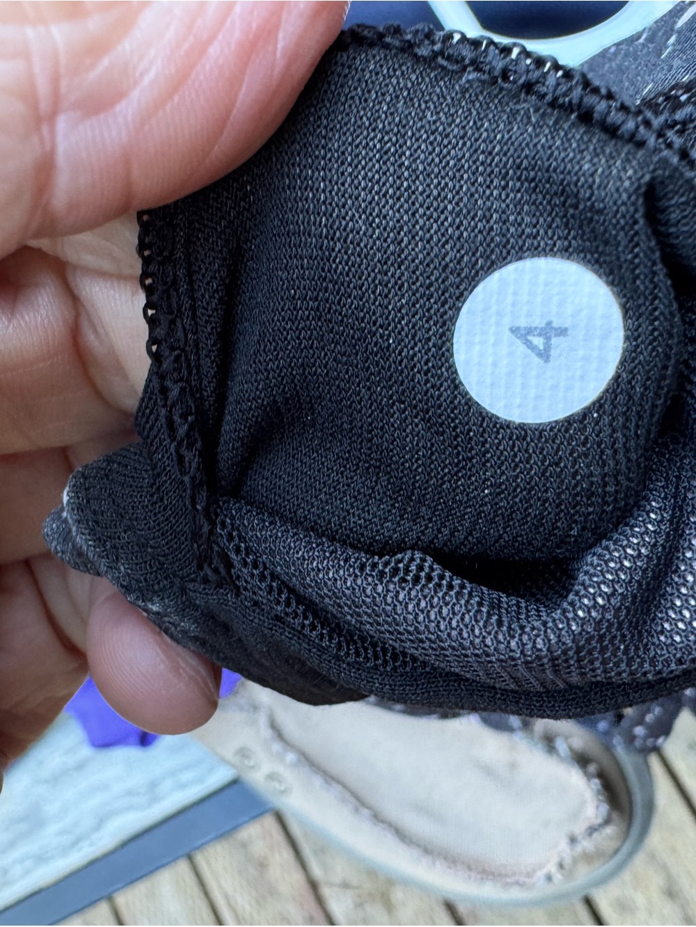 lululemon athletica Black Tank with White Speckle Print - Picture 4 of 4